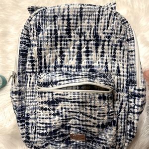 Betsey Johnson, blue and white backpack brand new